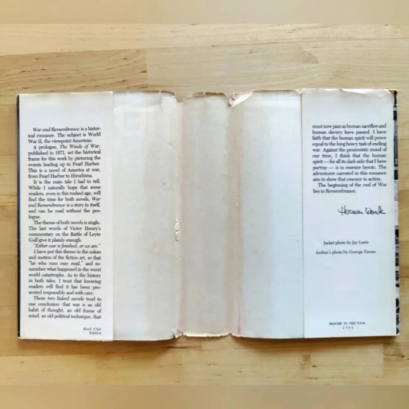 War And Remembrance, Volumes 1 & 2, Herman Wouk 1978 - Picture 7 of 7